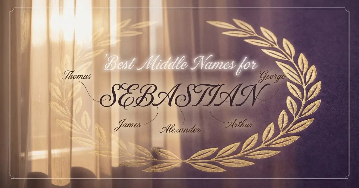 Best middle names for Sebastian
