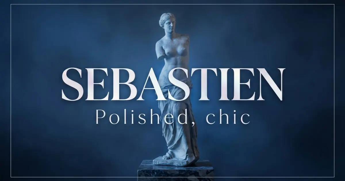 Sebastien name vibe: Polished, chic