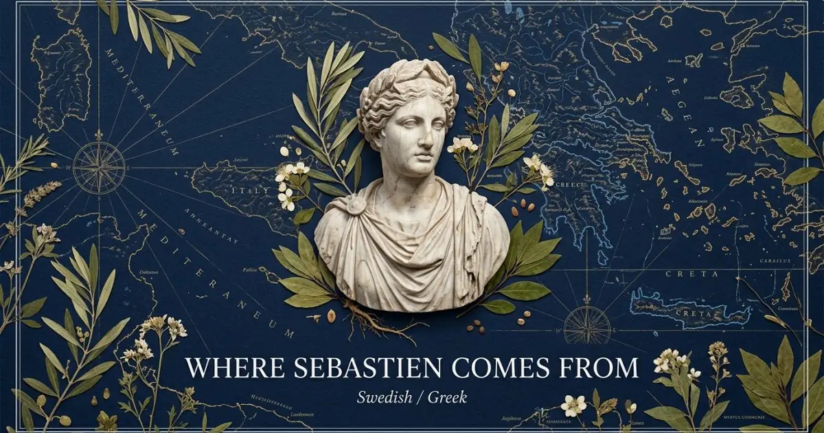 The name Sebastien comes from: Swedish / Greek