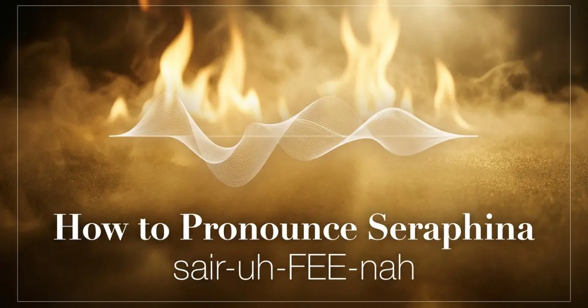 How to pronounce Seraphina