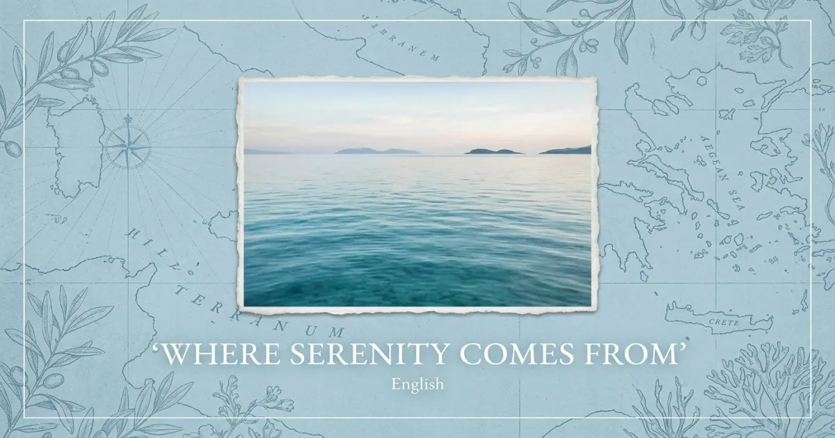 The name Serenity comes from: English