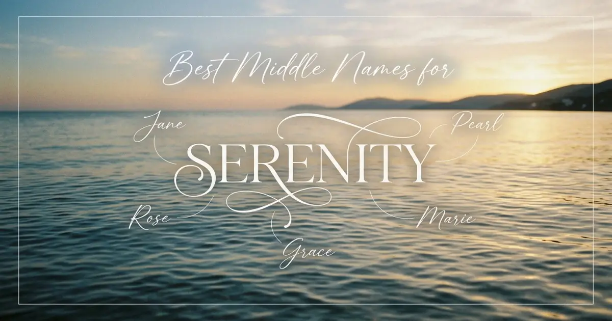 Best middle names for Serenity