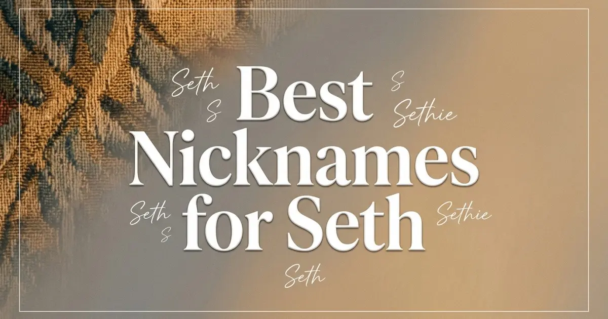 Nicknames for Seth