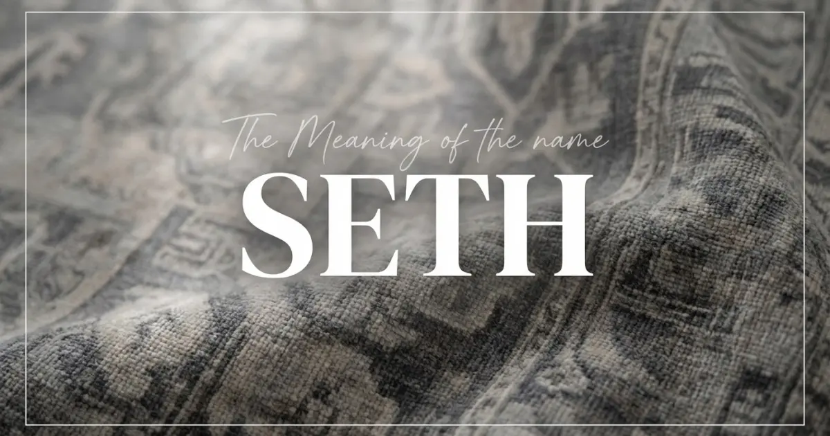 Seth name meaning