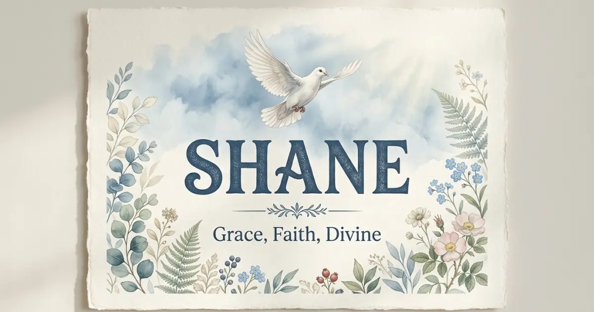 Shane meaning themes: grace, faith, divine