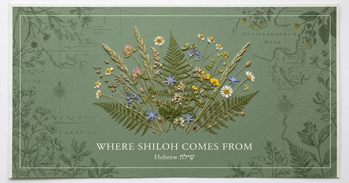 The name Shiloh comes from: Hebrew