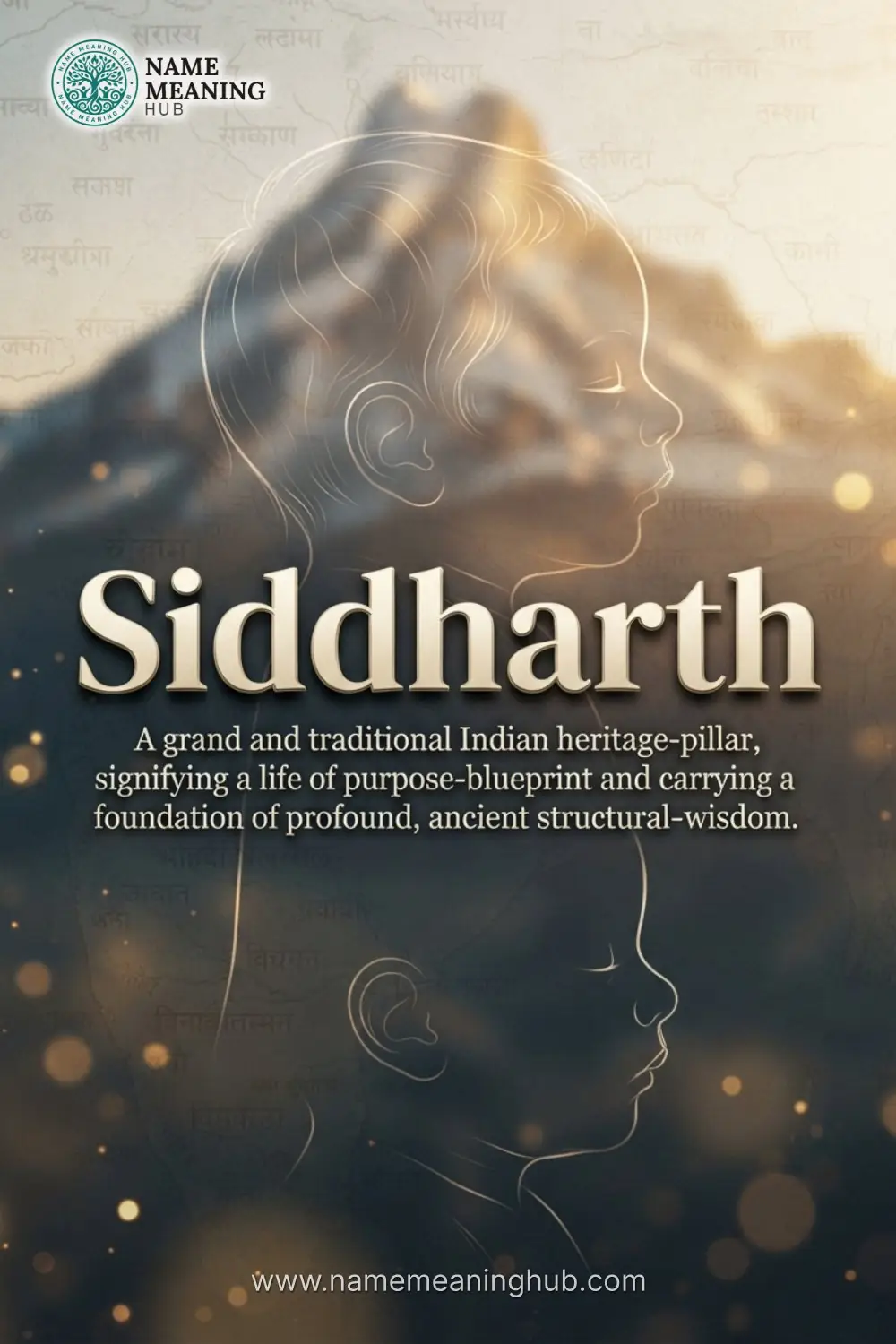 Meaning of the name Siddharth: A grand and traditional Indian heritage-pillar, signifying a life of purpose-blueprint and carrying a foundation of profound, ancient structural-wisdom.