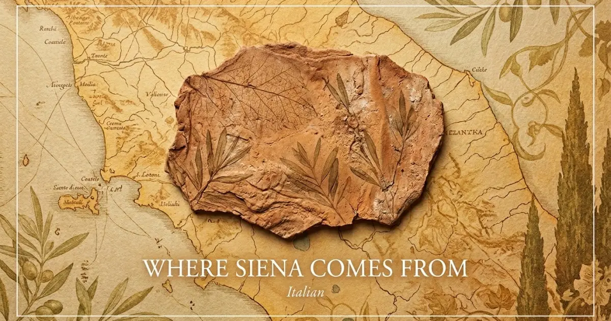 The name Siena comes from: Italian