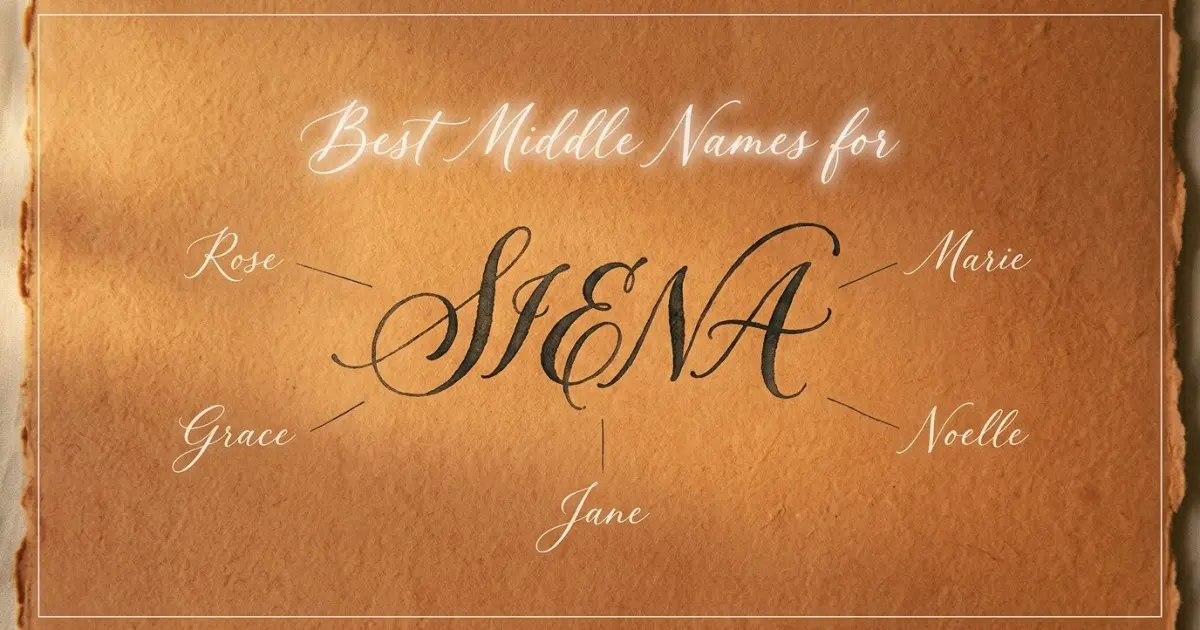 Best middle names for Siena