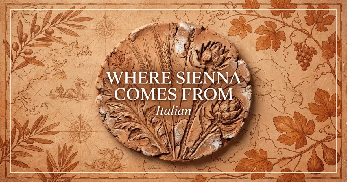Where Sienna Comes From