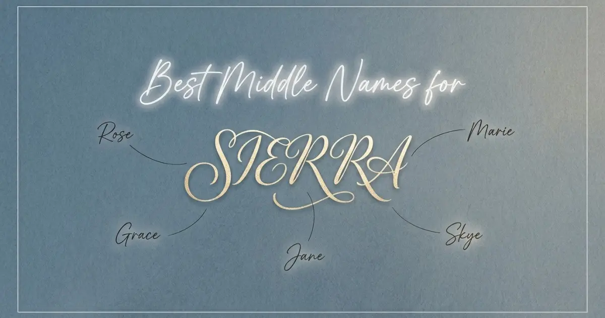 Best middle names for Sierra