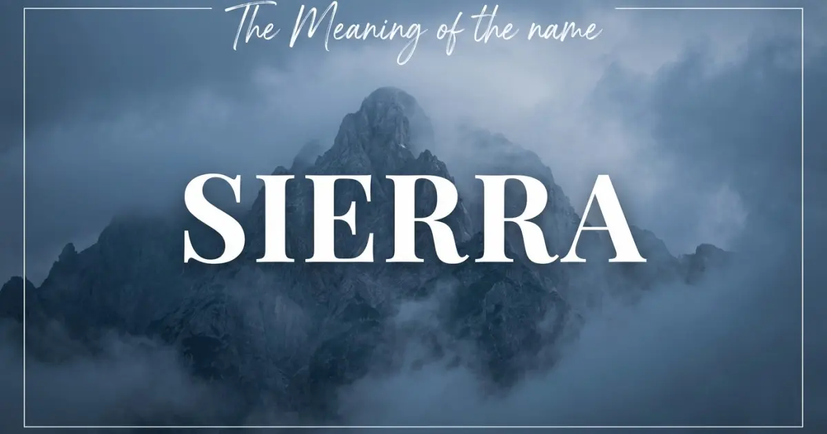 Sierra name meaning