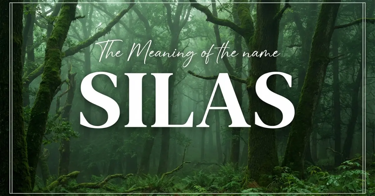 Silas name meaning