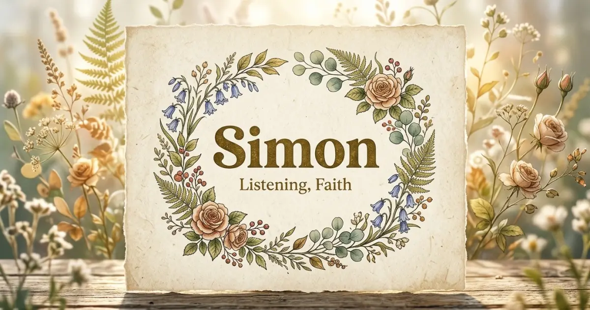 Simon meaning themes: listening, faith