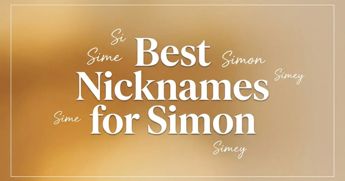 Nicknames for Simon
