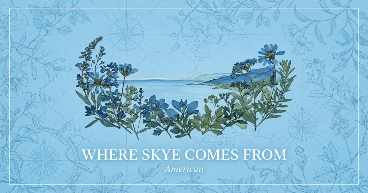 The name Skye comes from: American