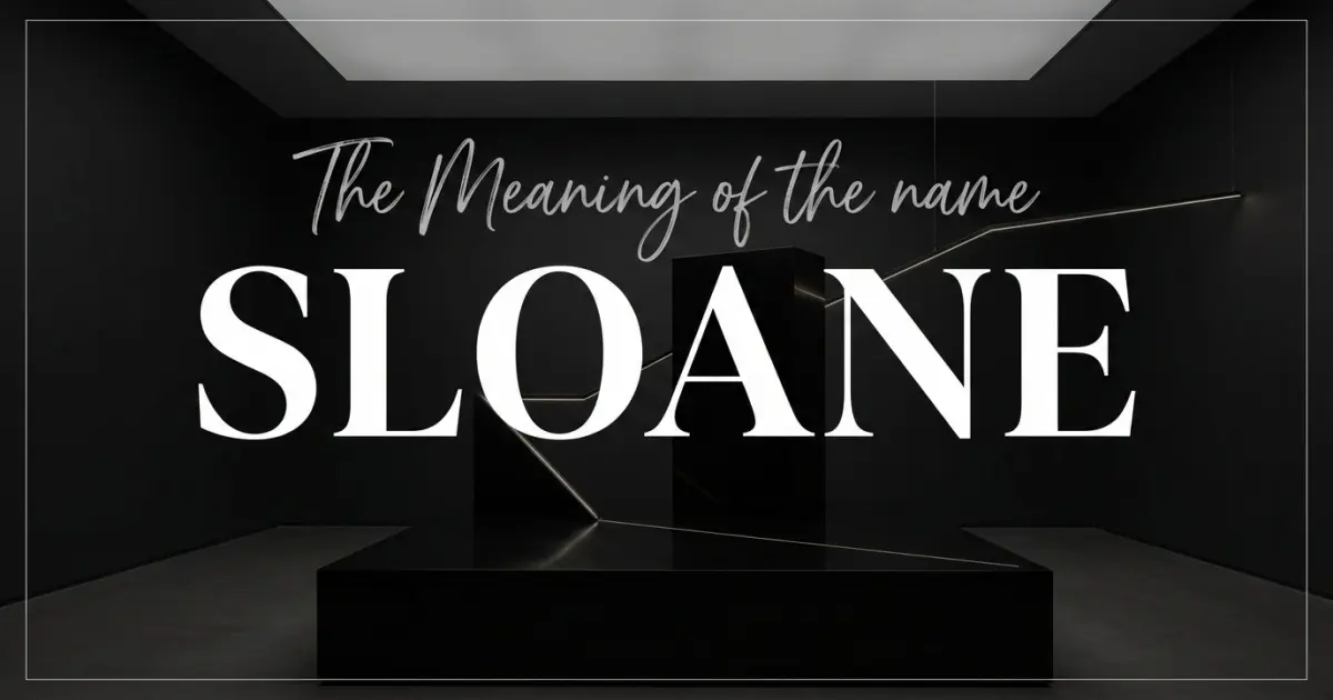 Sloane name meaning