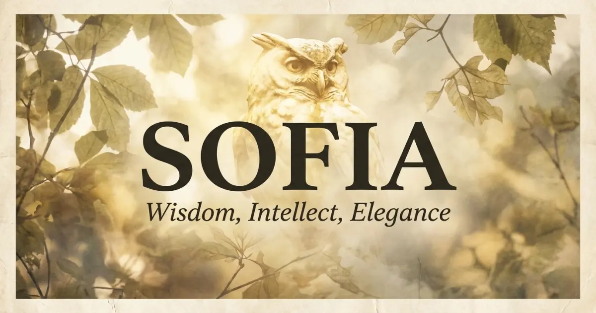 Sofia meaning themes: wisdom, intellect, elegance