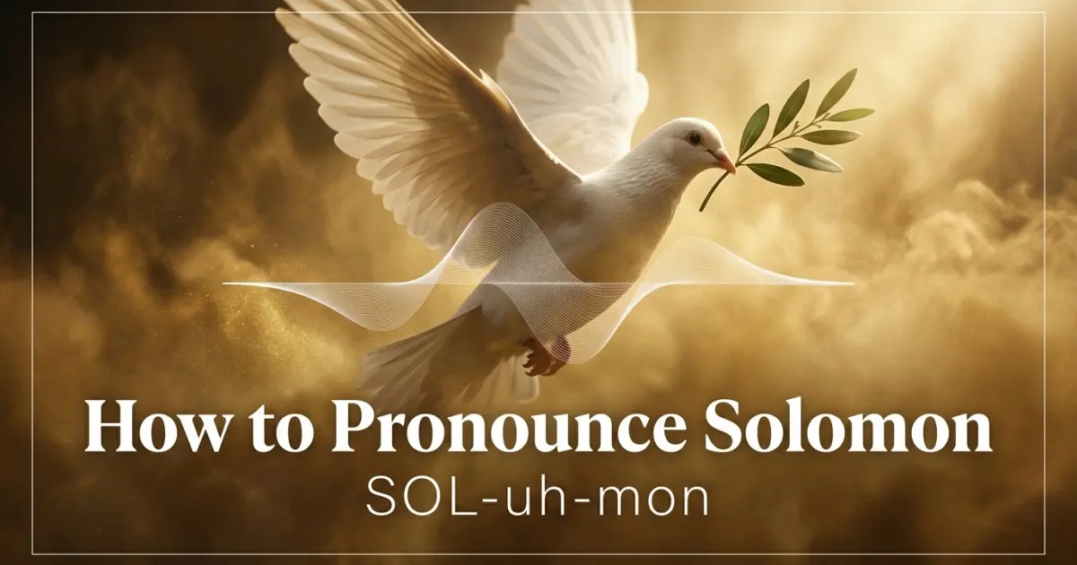 How to pronounce Solomon