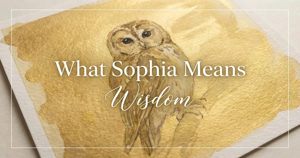 What Sophia Means