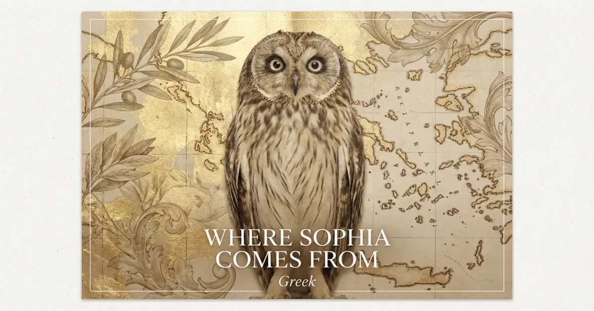 Where Sophia Comes From