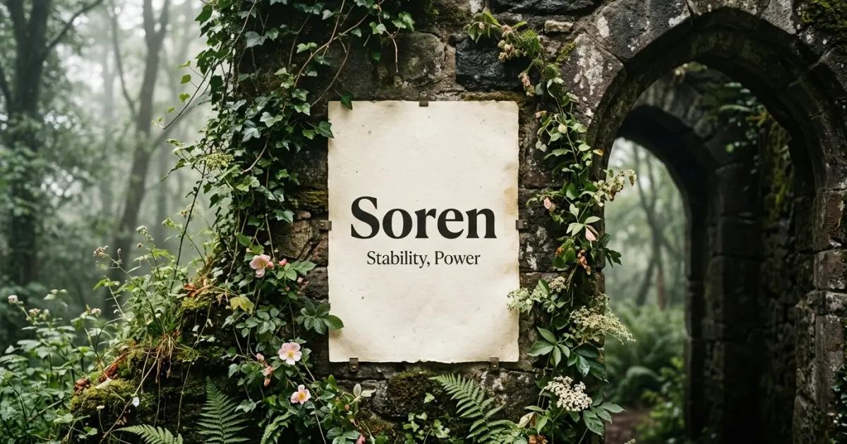 Soren meaning themes: stability, power