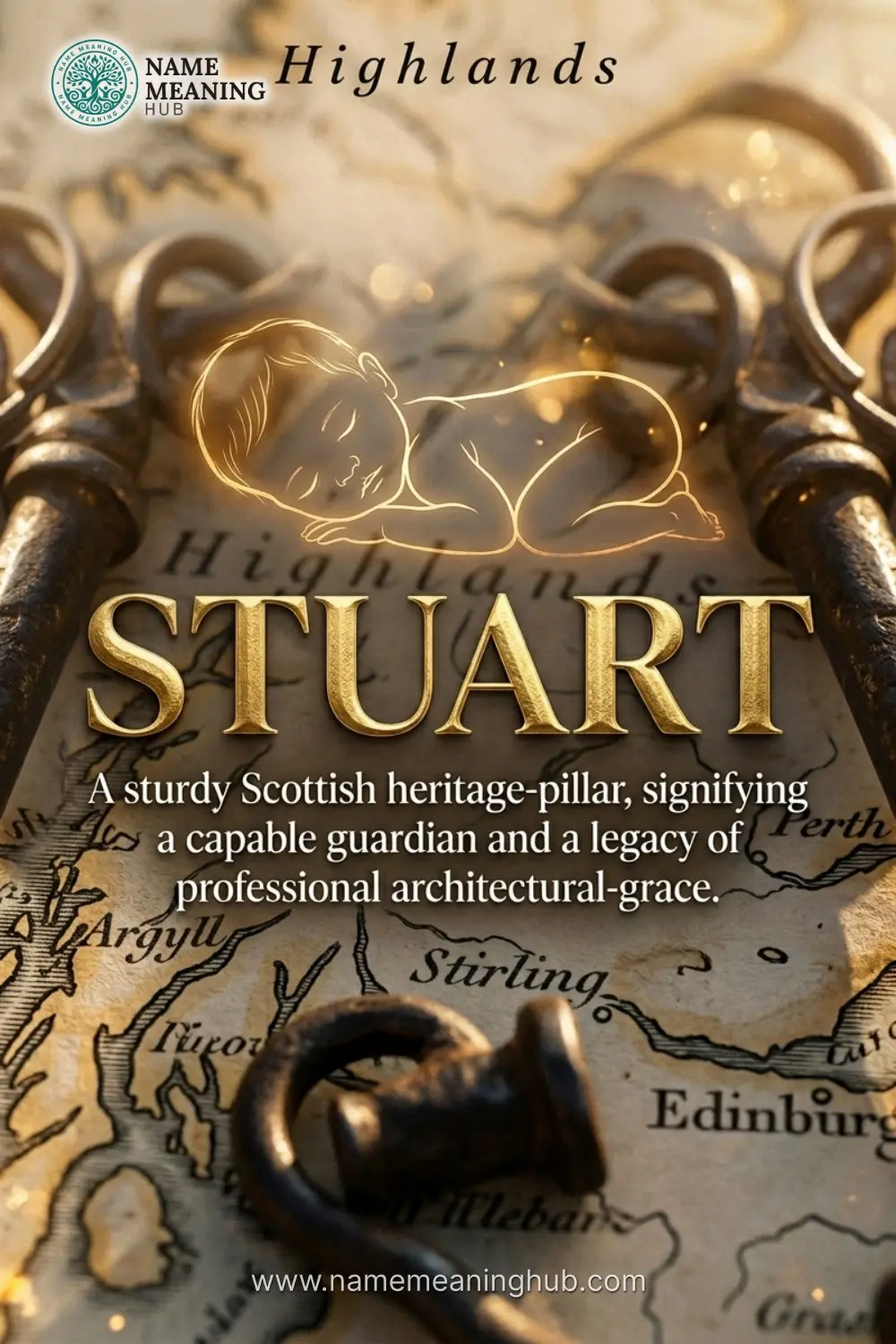 Meaning of the name Stuart: A sturdy Scottish heritage-pillar, signifying a capable guardian and a legacy of professional architectural-grace.
