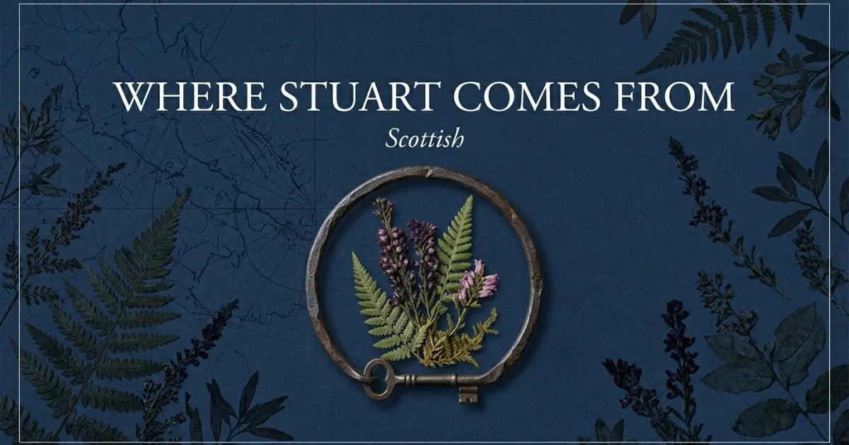 The name Stuart comes from: Scottish