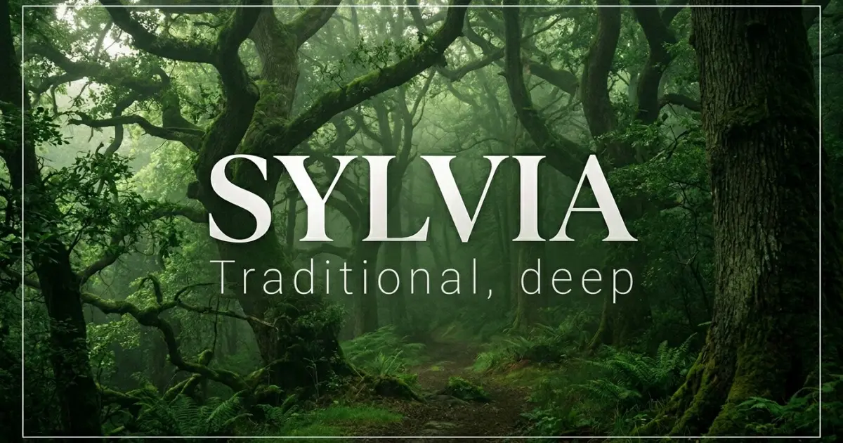 Sylvia name vibe: Traditional, deep