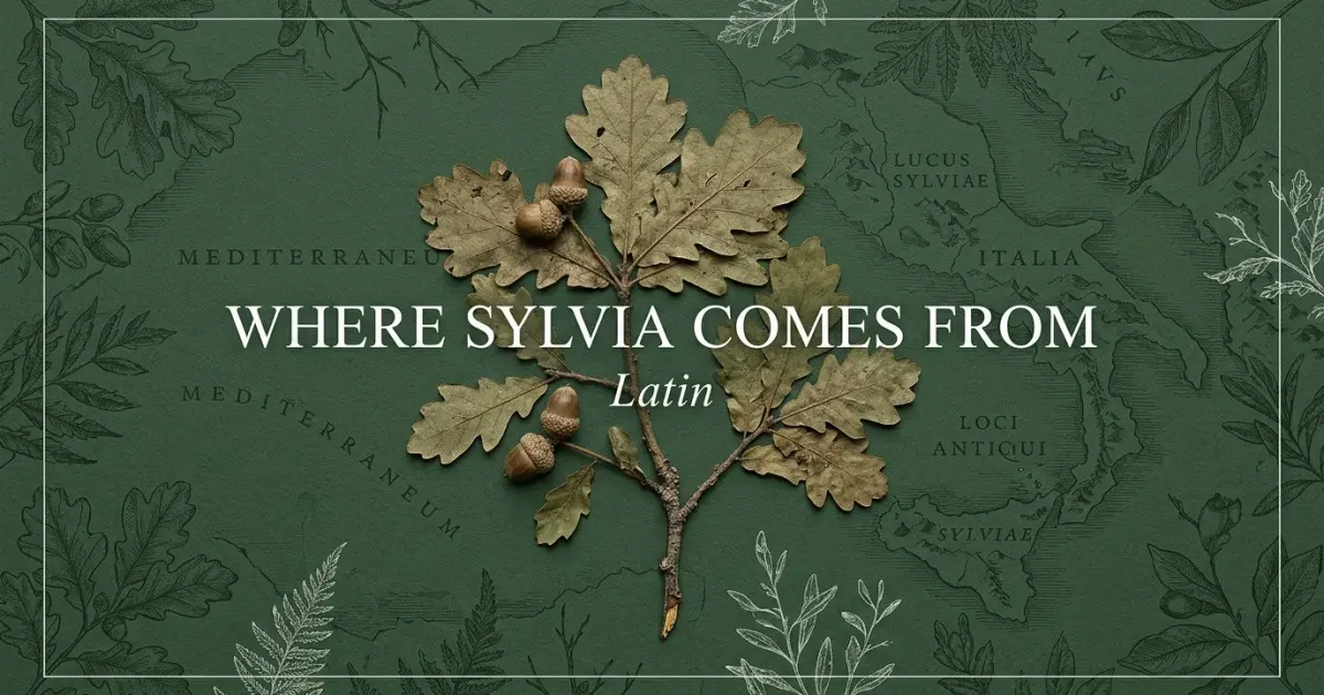The name Sylvia comes from: Latin
