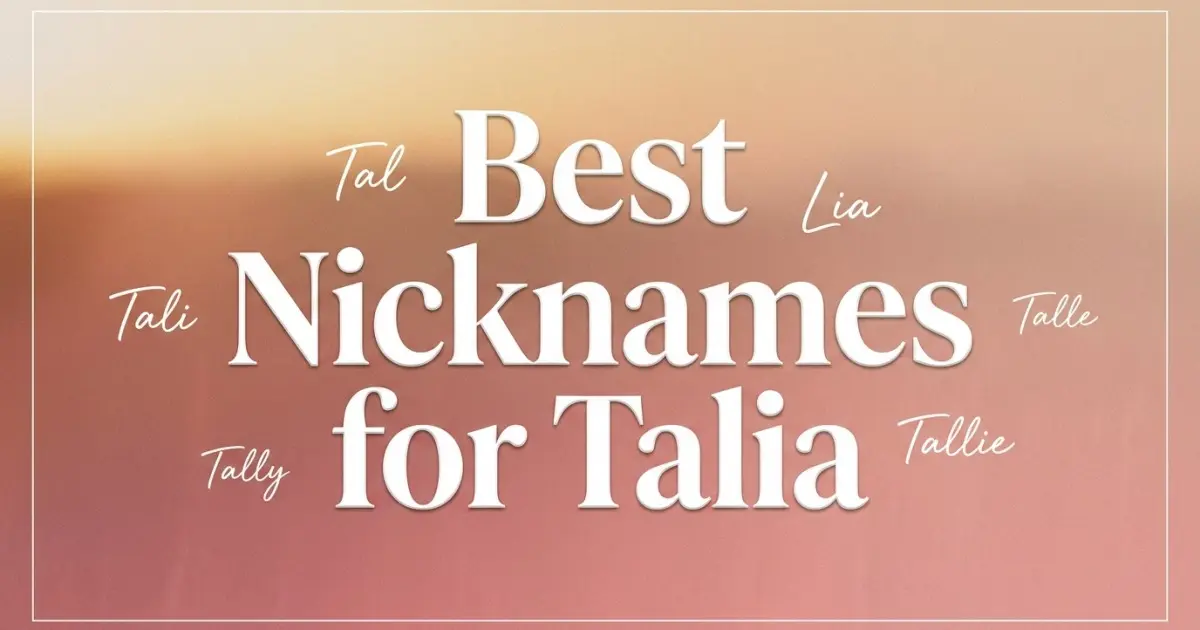 Nicknames for Talia