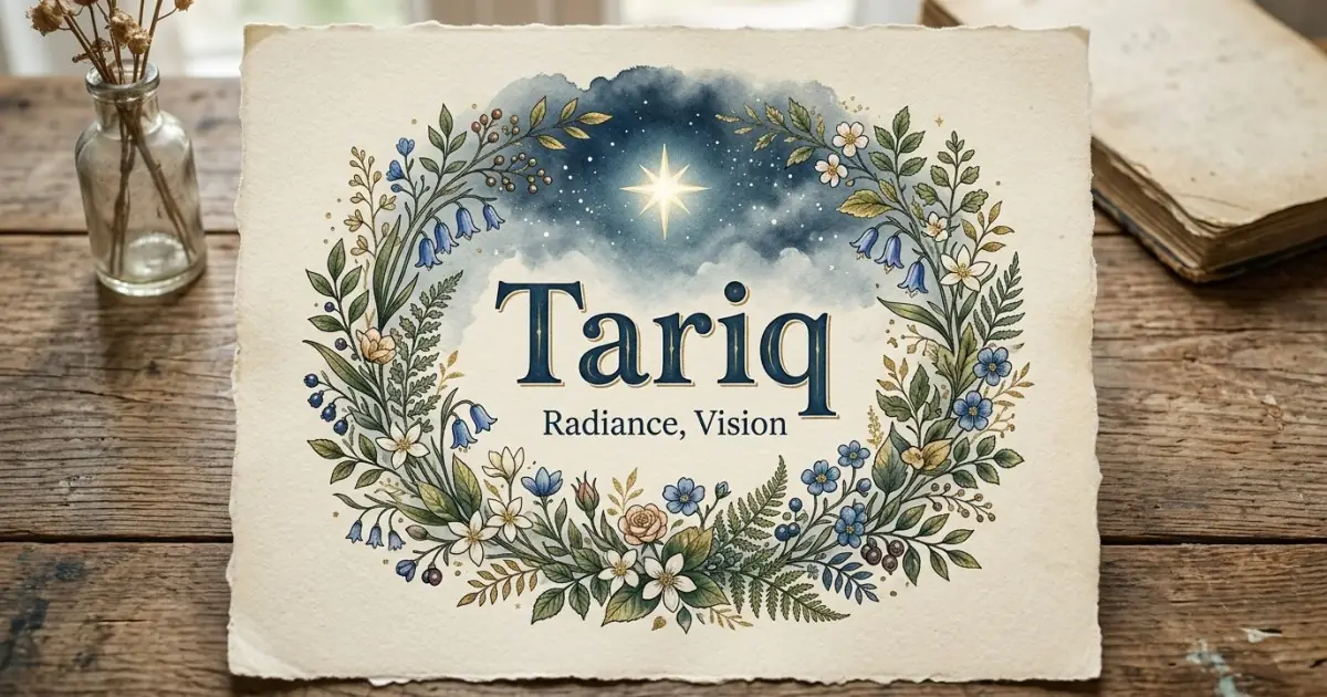 Tariq meaning themes: radiance, vision