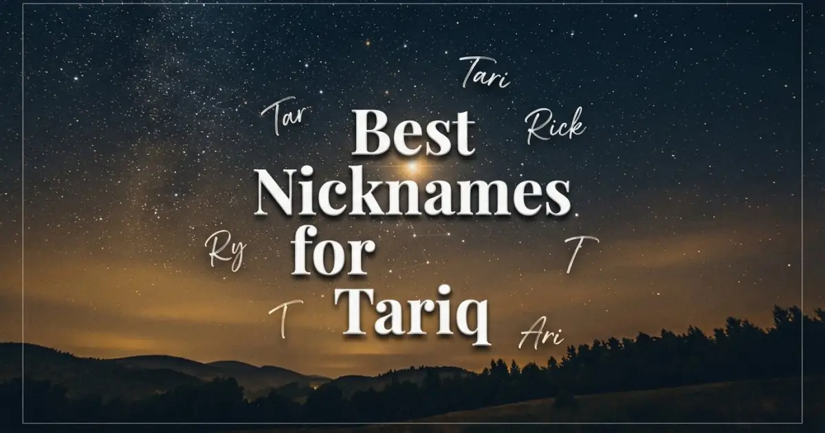 Nicknames for Tariq