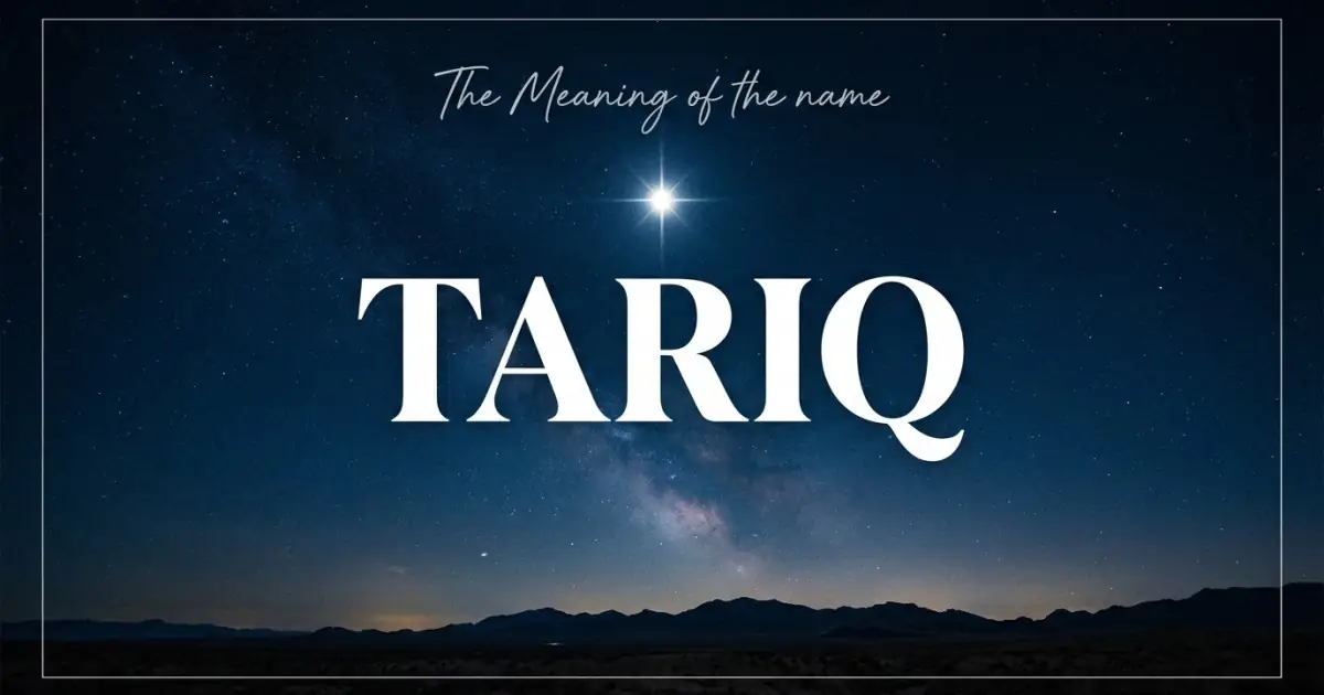 Tariq name meaning