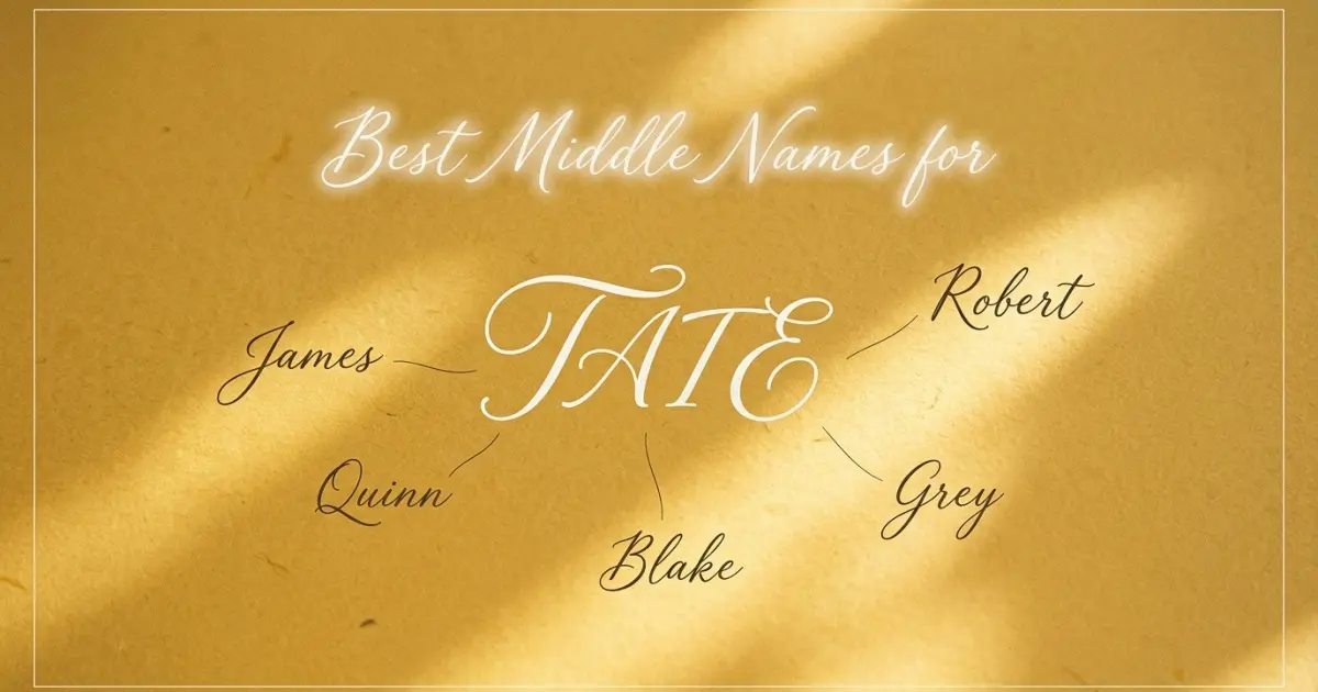 Best middle names for Tate