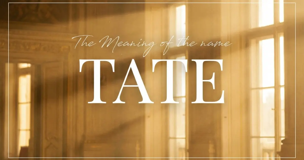 Tate name meaning