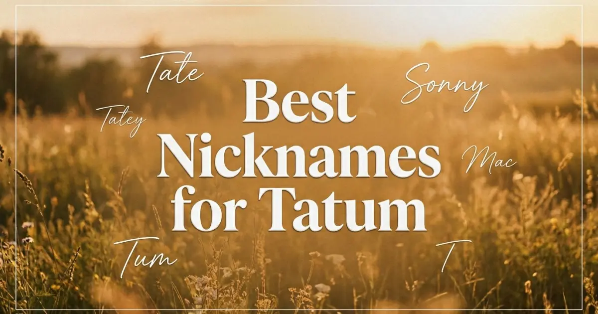 Nicknames for Tatum