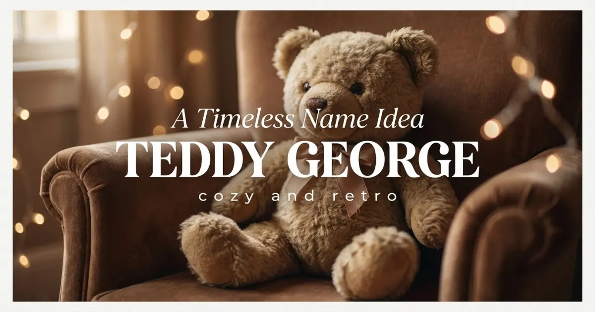 Timeless Middle Name Idea For Teddy