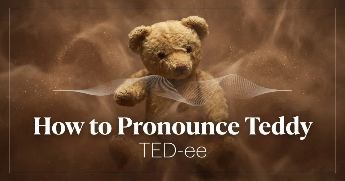 How to pronounce Teddy
