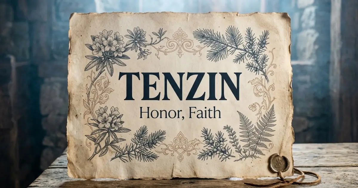Tenzin meaning themes: honor, faith