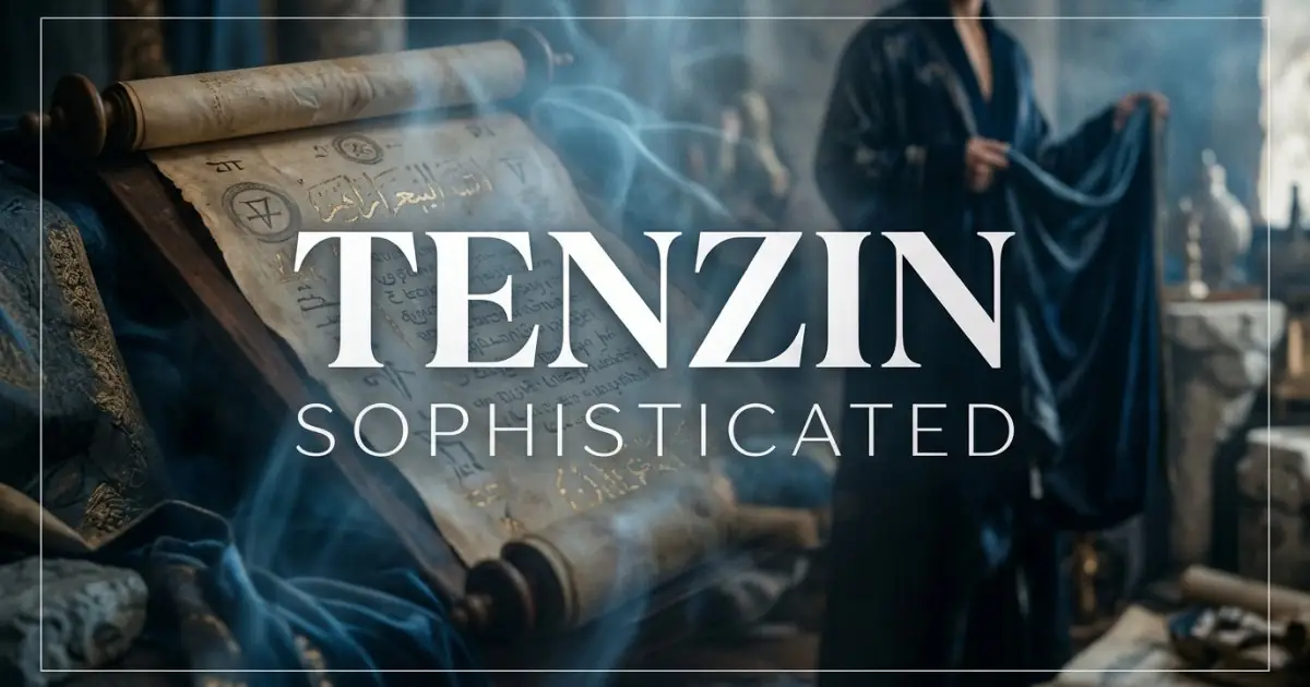 Tenzin name vibe: Sophisticated