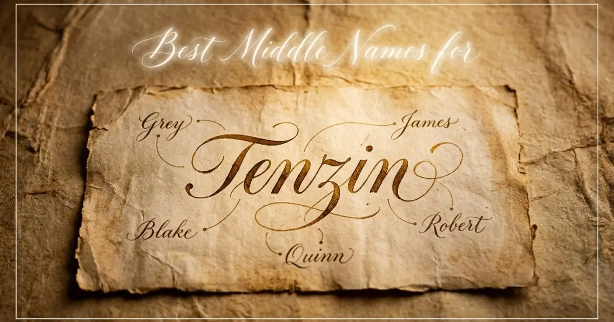 Best middle names for Tenzin