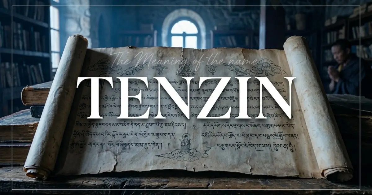 Tenzin name meaning