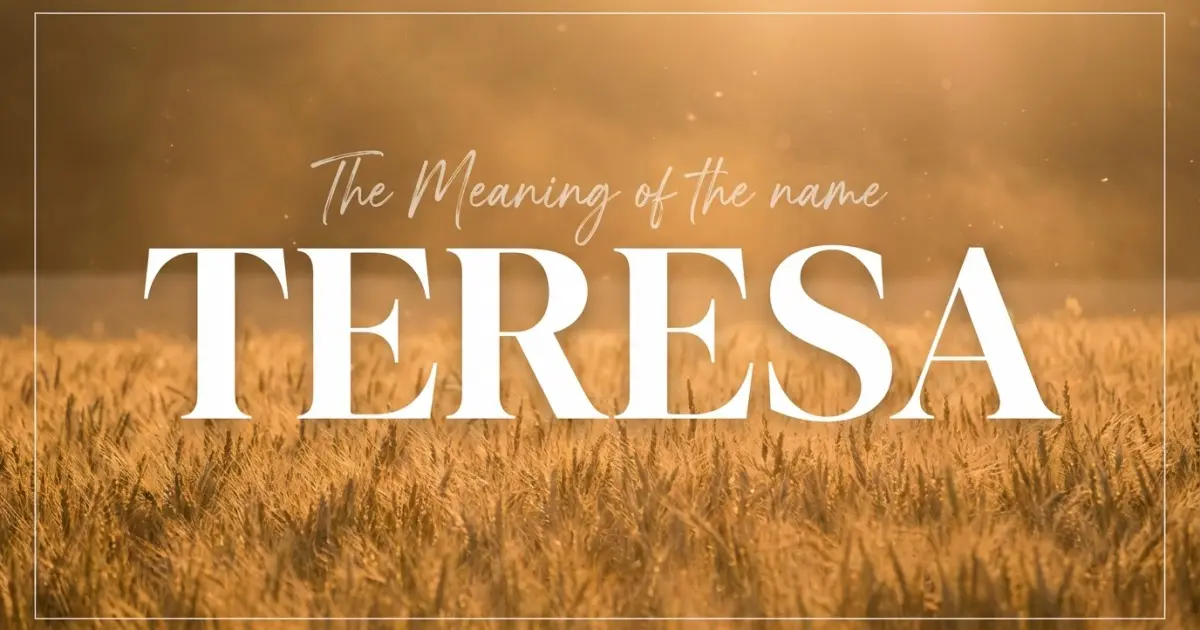 Teresa name meaning