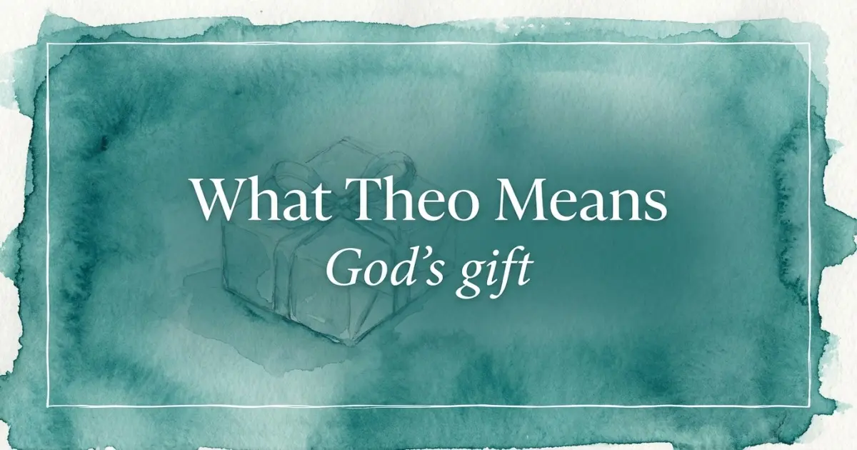 Theo name meaning God's gift