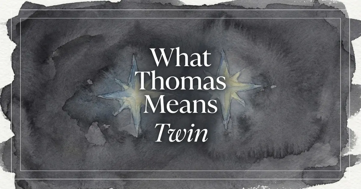 What Thomas Means