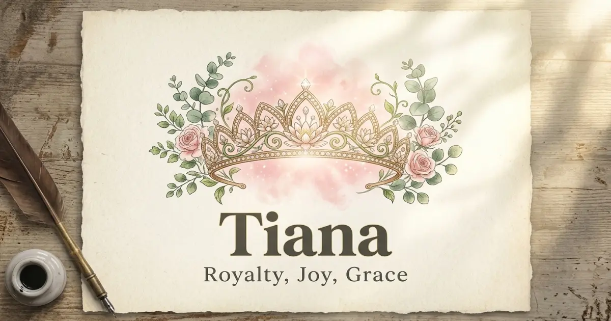 Tiana meaning themes: royalty, joy, grace