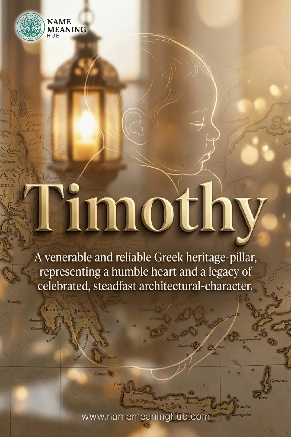 Meaning of the name Timothy: A venerable and reliable Greek heritage-pillar, representing a humble heart and a legacy of celebrated, steadfast architectural-character.