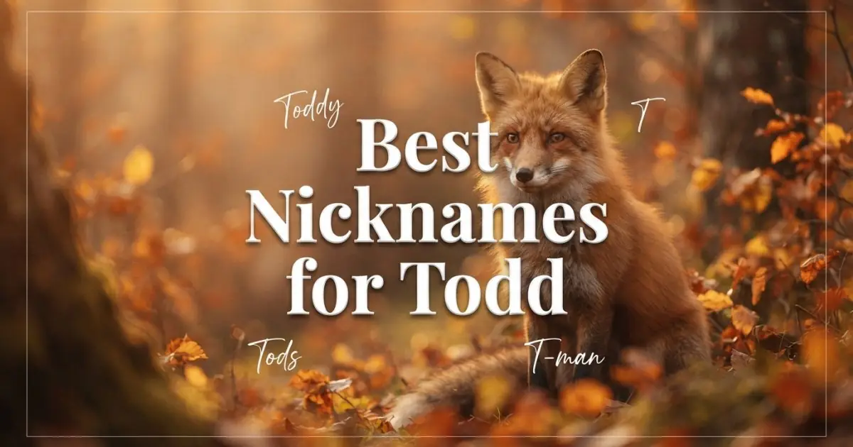 Nicknames for Todd
