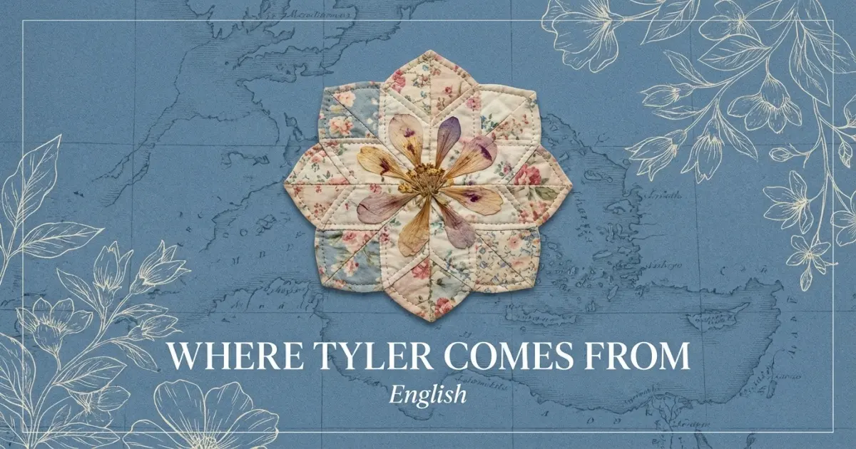 The name Tyler comes from: English